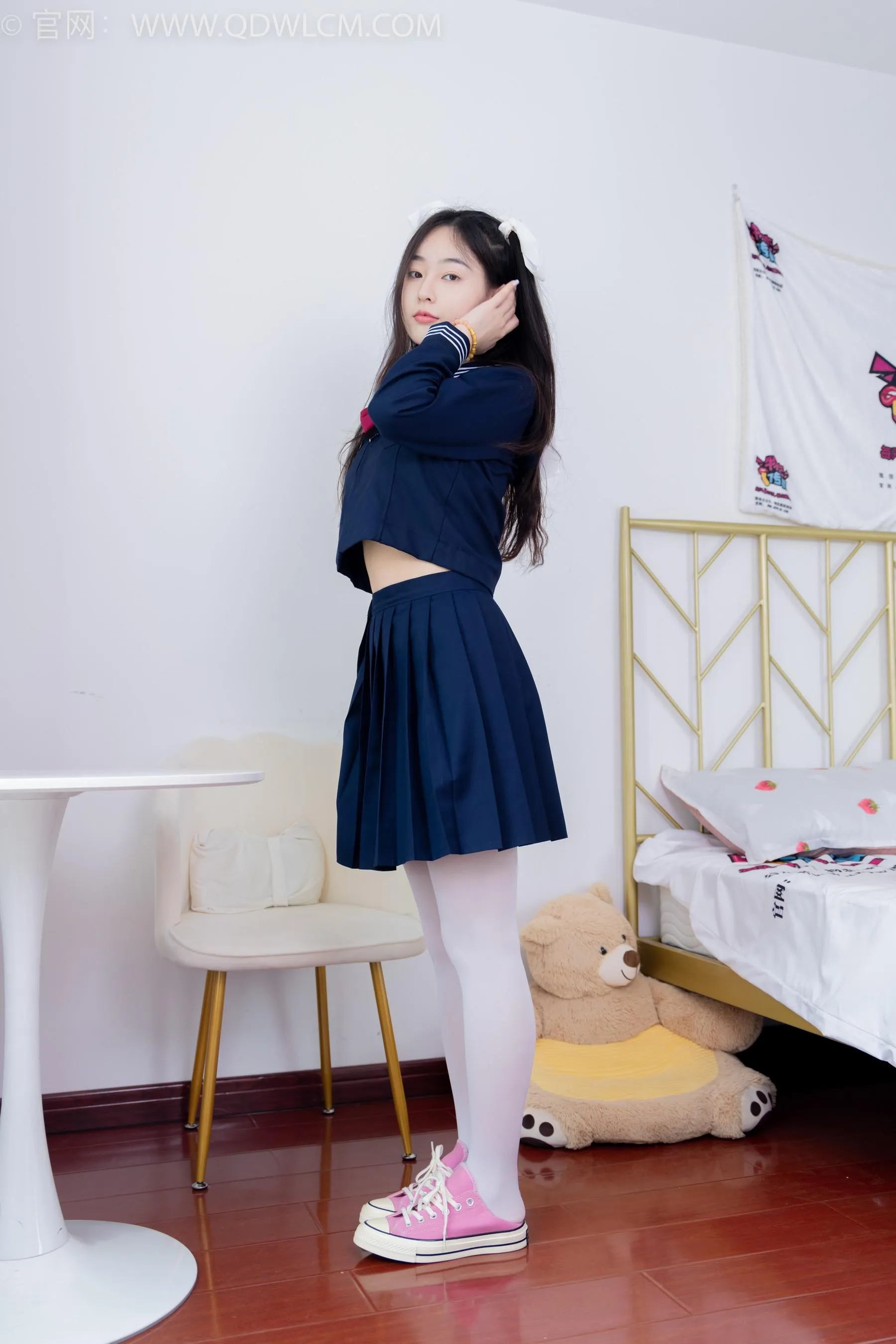 物恋传媒 NO.1544 美兔-学院少女 [151P]插图7